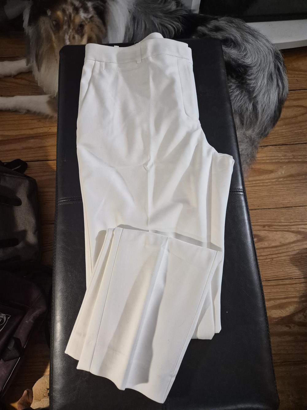 Tommy Hilfiger White Women's Tailored Trousers